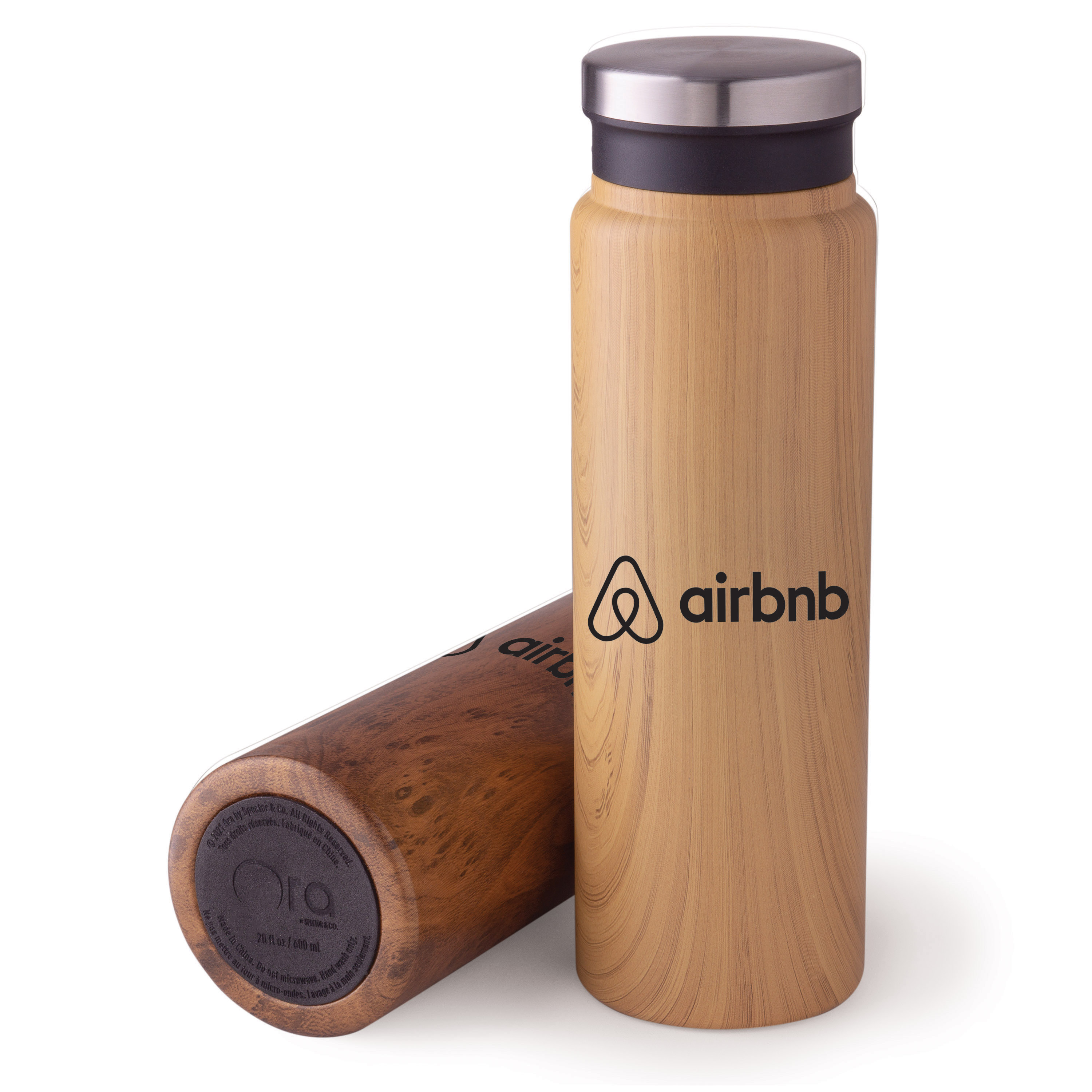 Spectorandco Trend setter natural 600 ml / 20 oz stainless steel bottle - DW303 