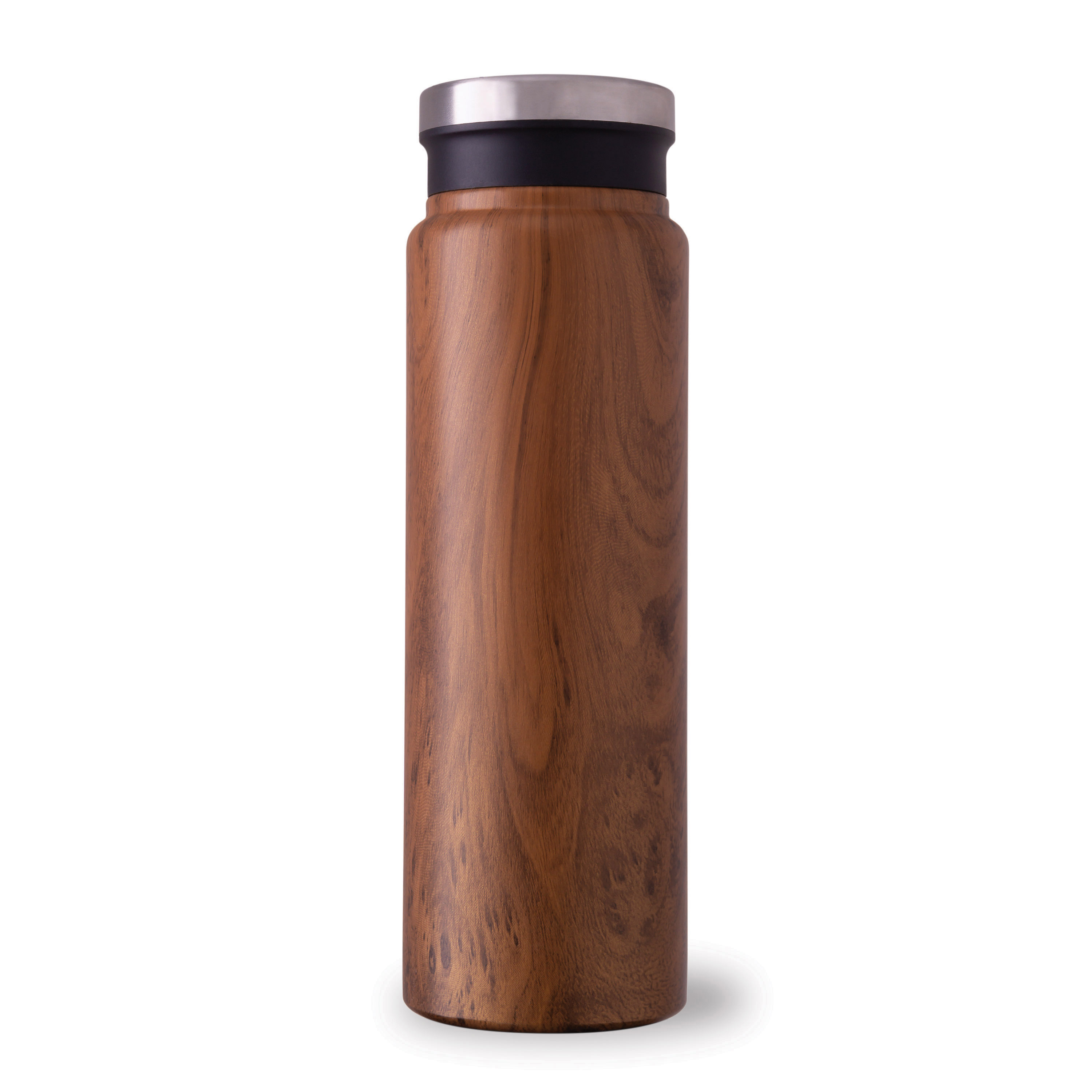 Spectorandco Trend setter natural 600 ml / 20 oz stainless steel bottle - DW303 WALNUT