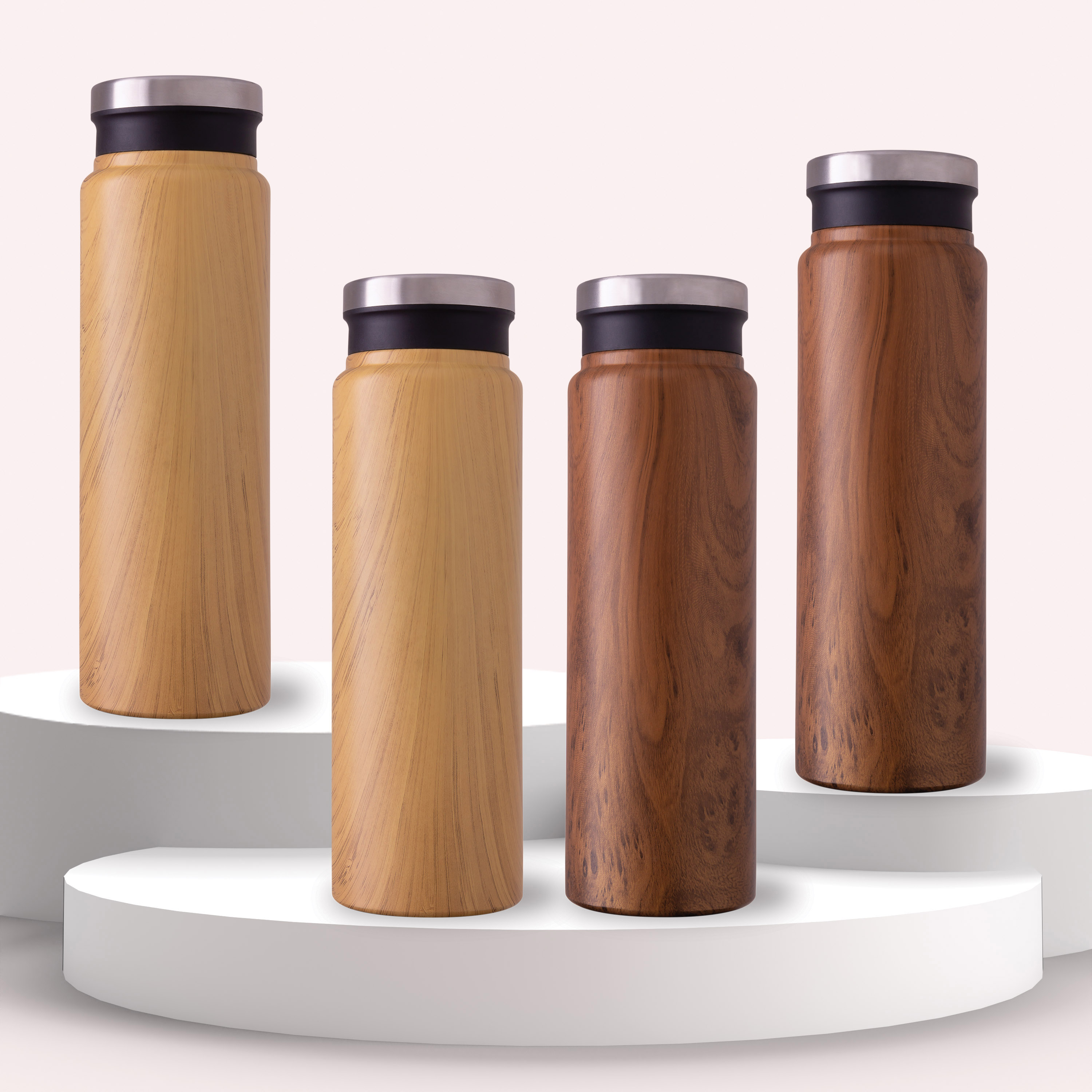 Spectorandco Trend setter natural 600 ml / 20 oz stainless steel bottle - DW303 