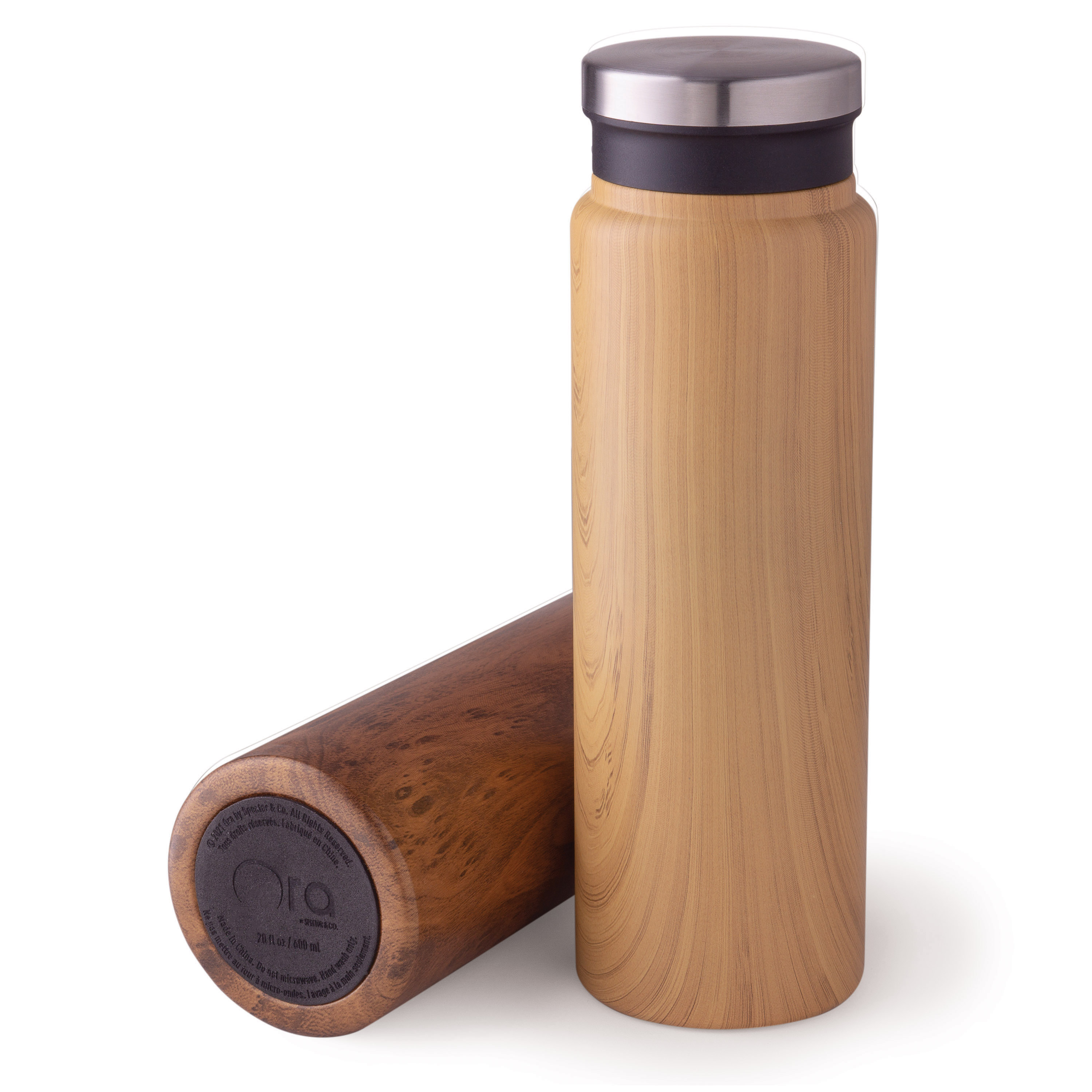 Spectorandco Trend setter natural 600 ml / 20 oz stainless steel bottle - DW303 