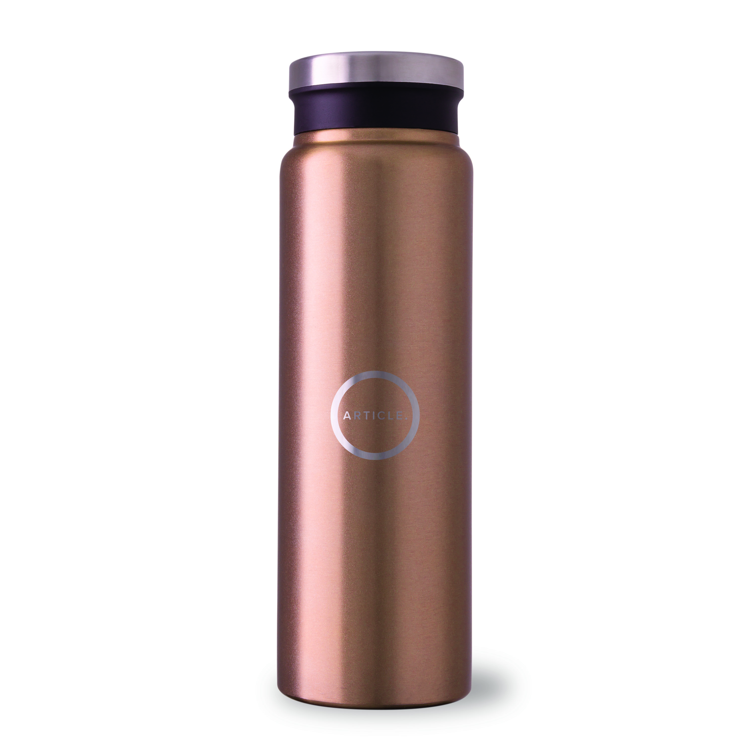 Spectorandco Trend setter metallic 600 ml / 20 oz stainless steel bottle - DW305 ROSE GOLD