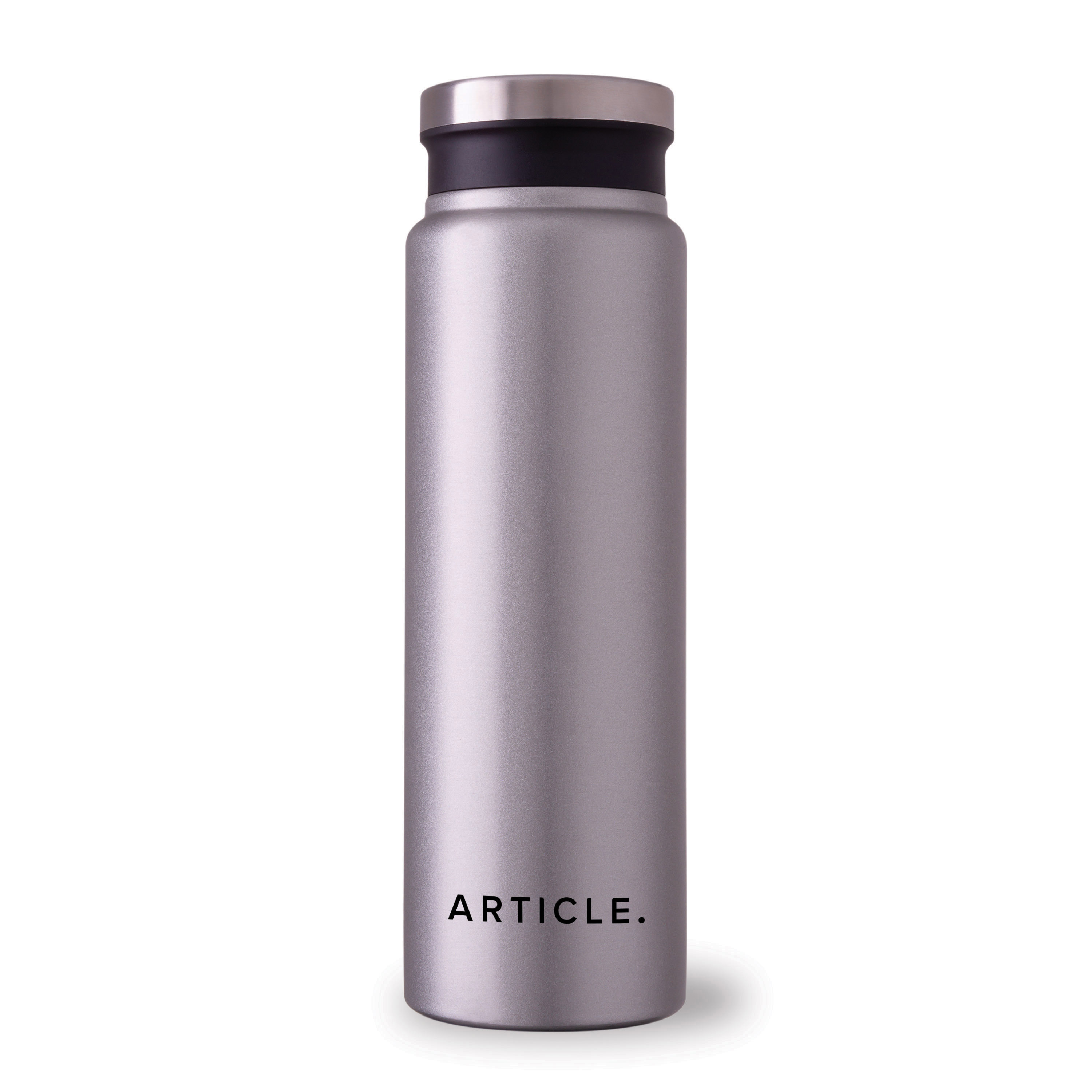 Spectorandco Trend setter metallic 600 ml / 20 oz stainless steel bottle - DW305 SILVER