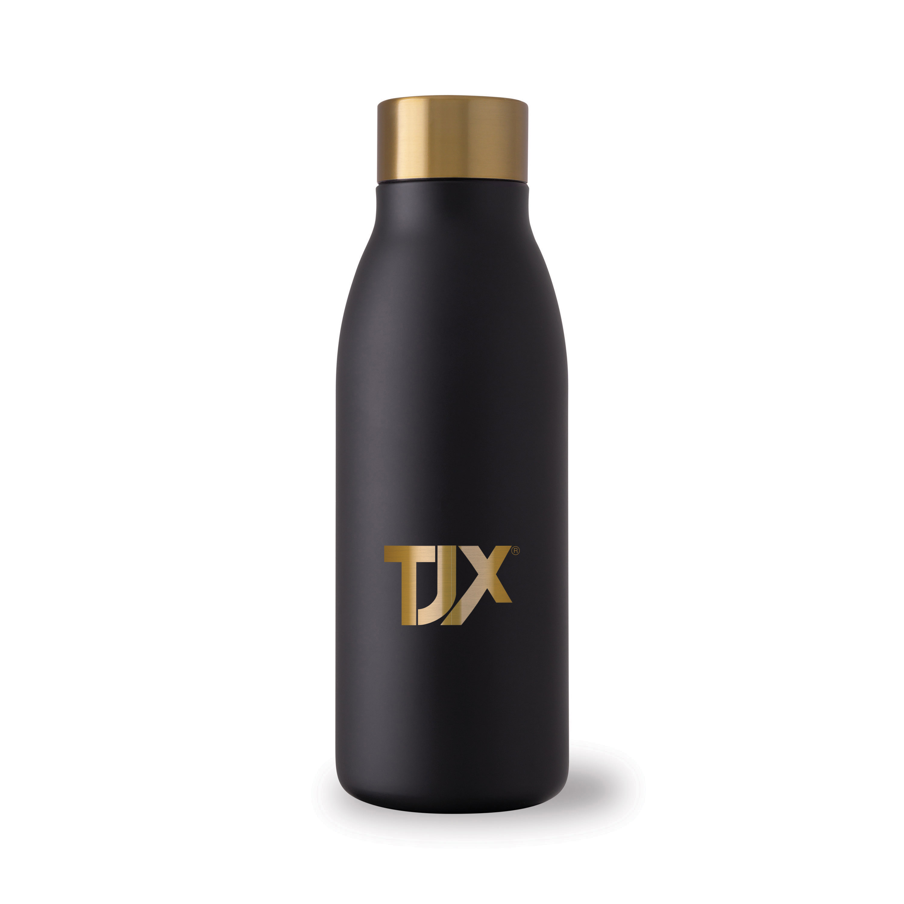 Spectorandco Top notch reflection 600 ml / 20 oz stainless steel bottle - DW306 BLACK-GOLD