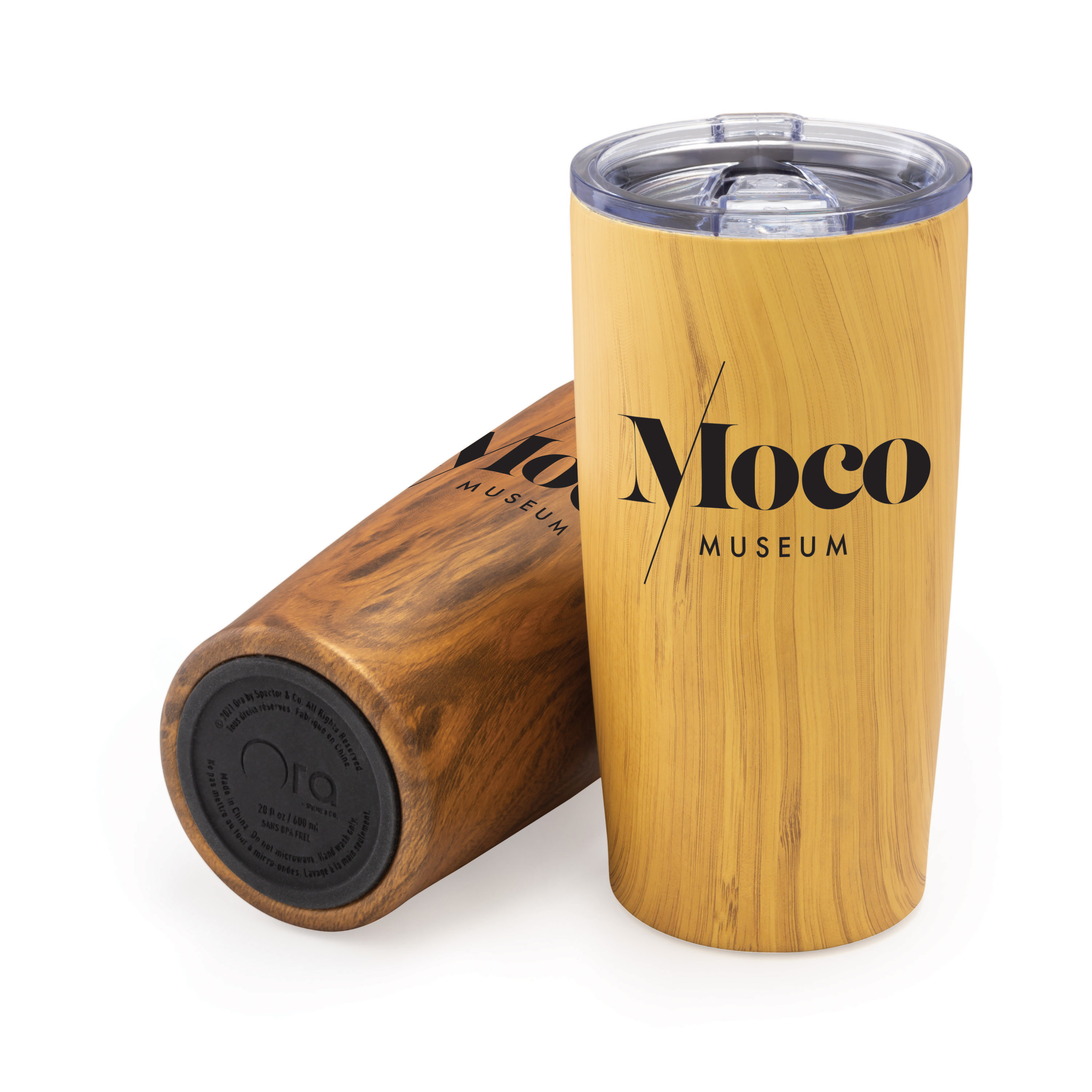 Spectorandco Cruise control natural 600 ml / 20 oz stainless steel tumbler - DW410 