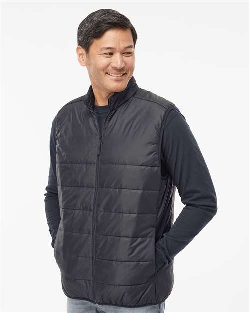 Adidas Men's Puffer Full-Zip Vest - A572 Black