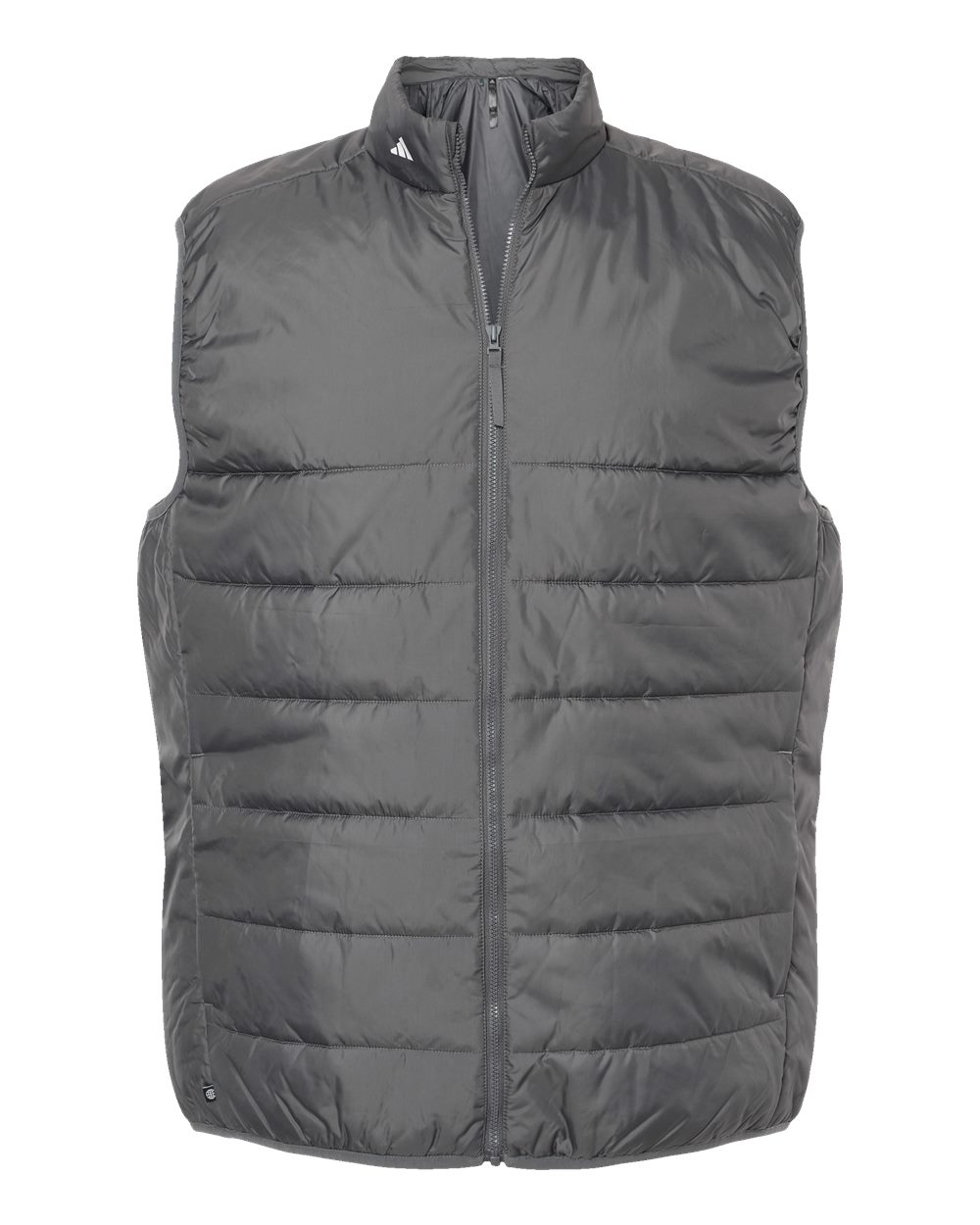 Adidas Men's Puffer Full-Zip Vest - A572 Grey Five