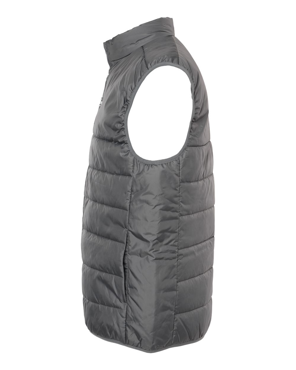 Adidas Men's Puffer Full-Zip Vest - A572 Grey Five