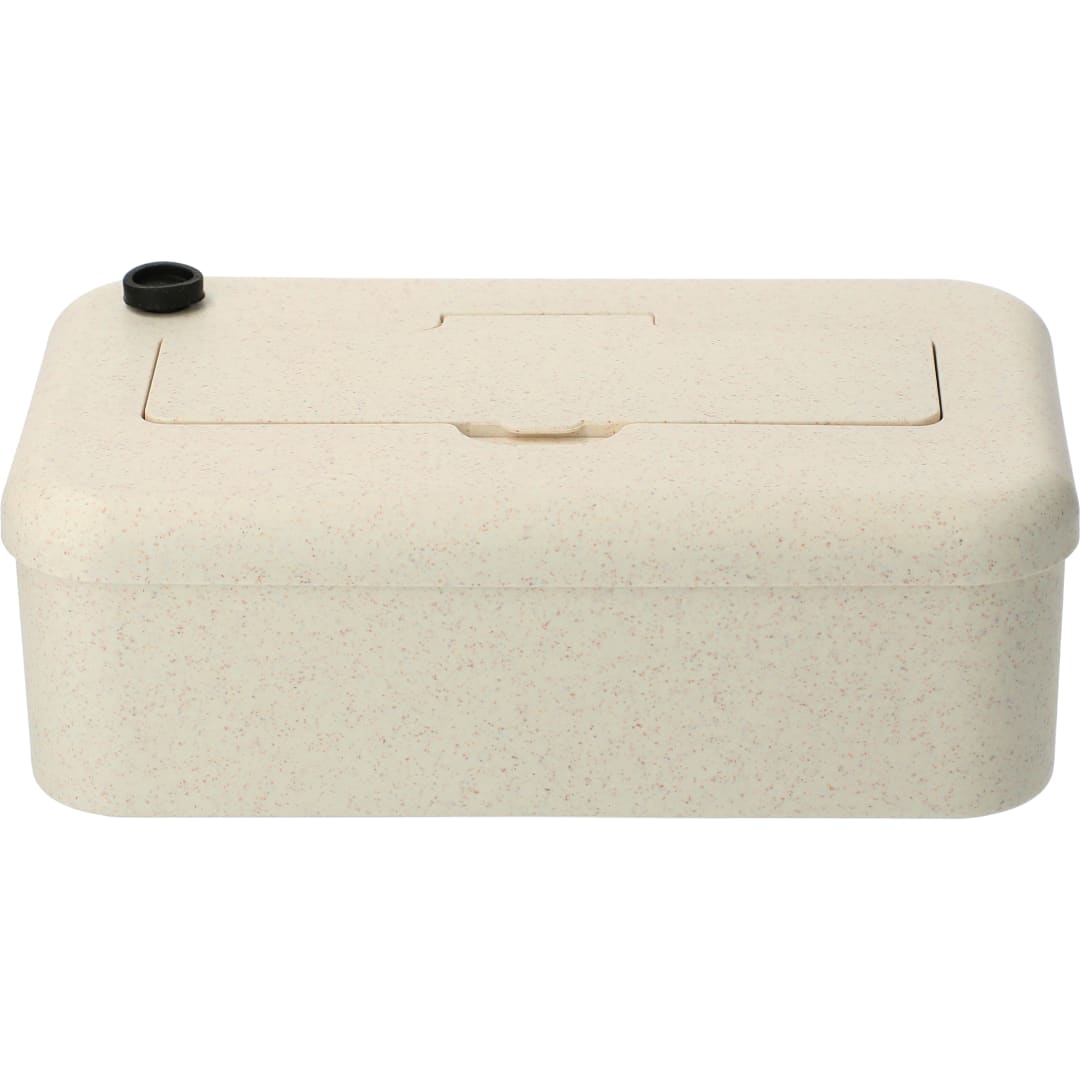 Bamboo Fiber Lunch Box with Utensils - 1022-14 Tan