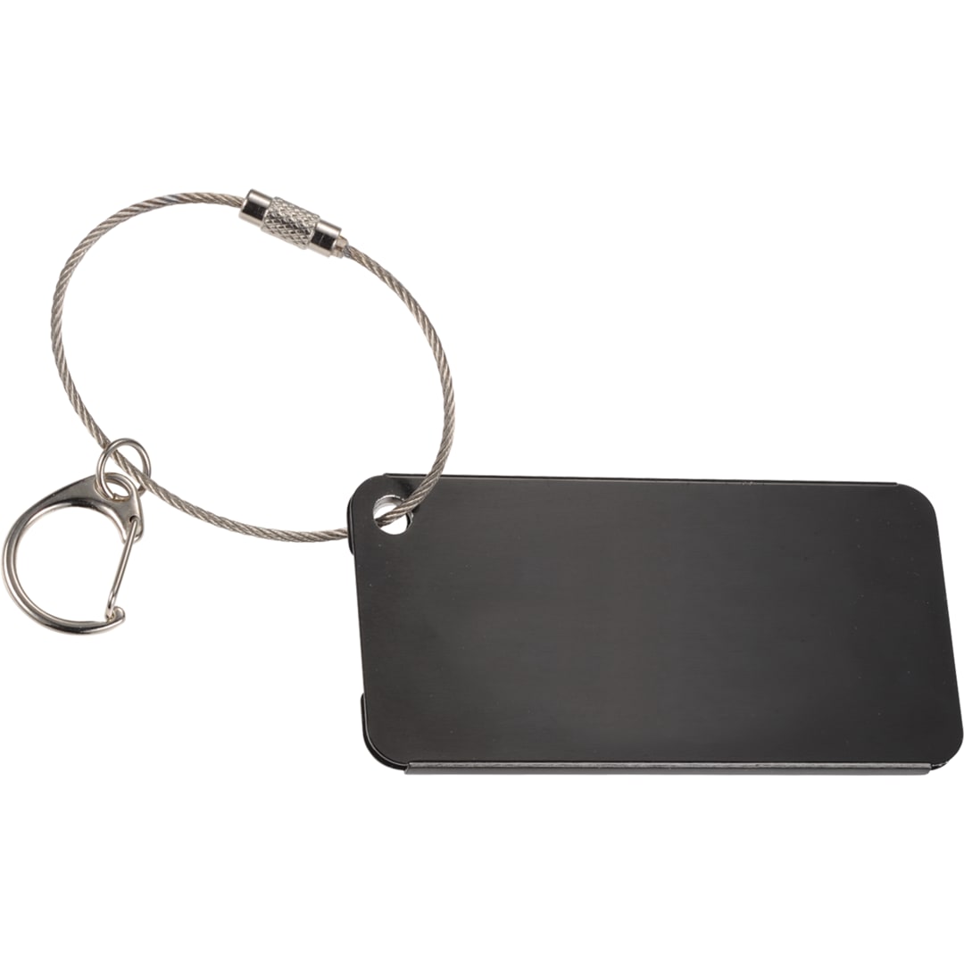 Aluminum Identification Tag - 1026-08 Black