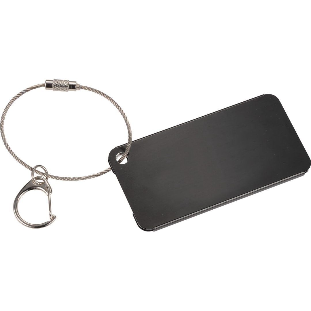 Aluminum Identification Tag - 1026-08 Black