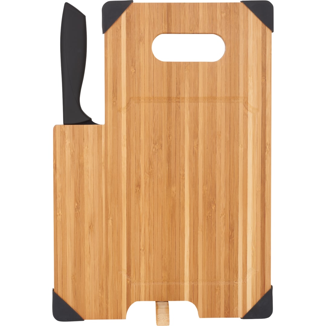  Bamboo Cutting Board with Knife - 1031-49