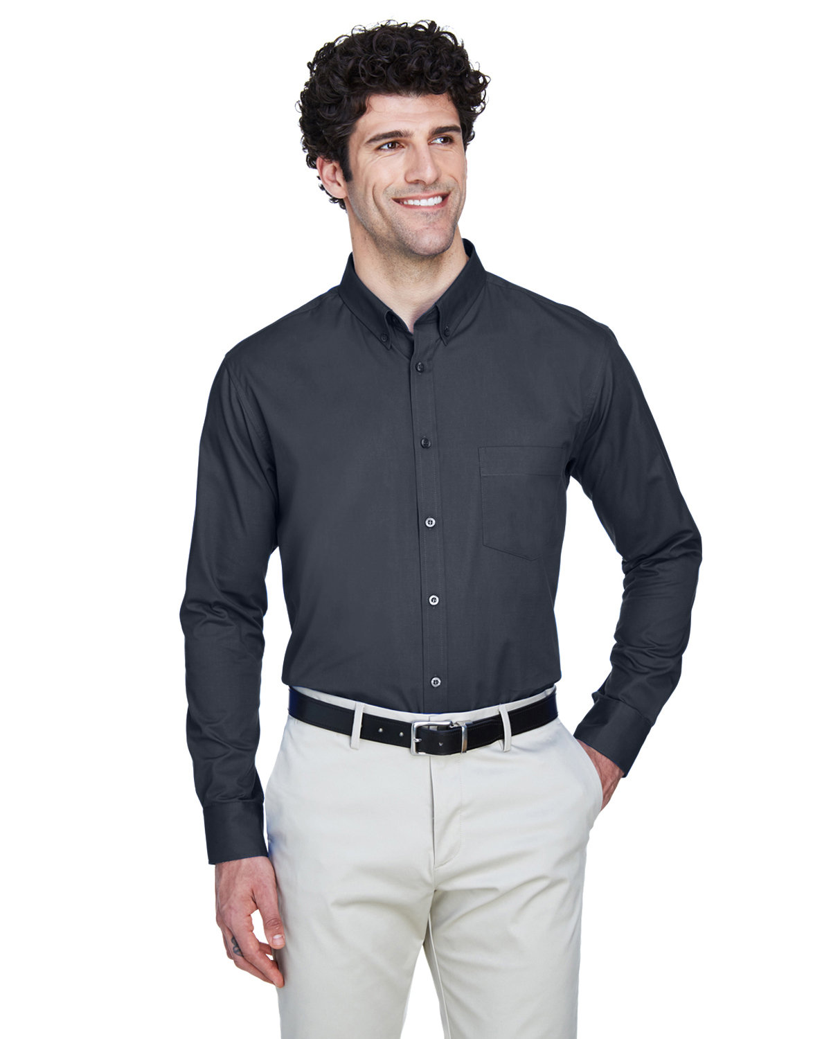 Men's Operate Long-Sleeve Twill Shirt - 88193