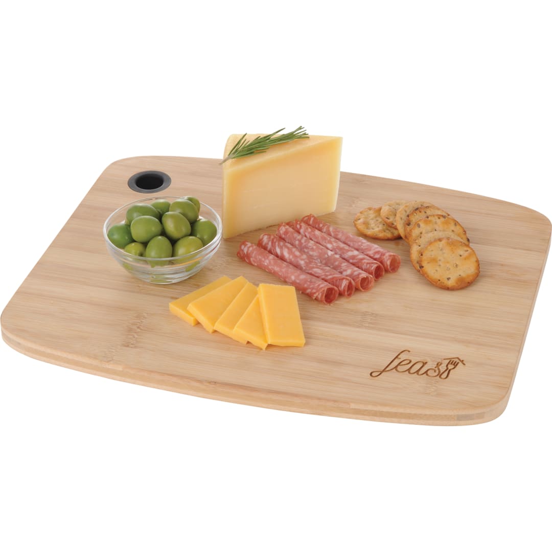  Large Bamboo Cutting Board with Silicone Grip - 1031-62