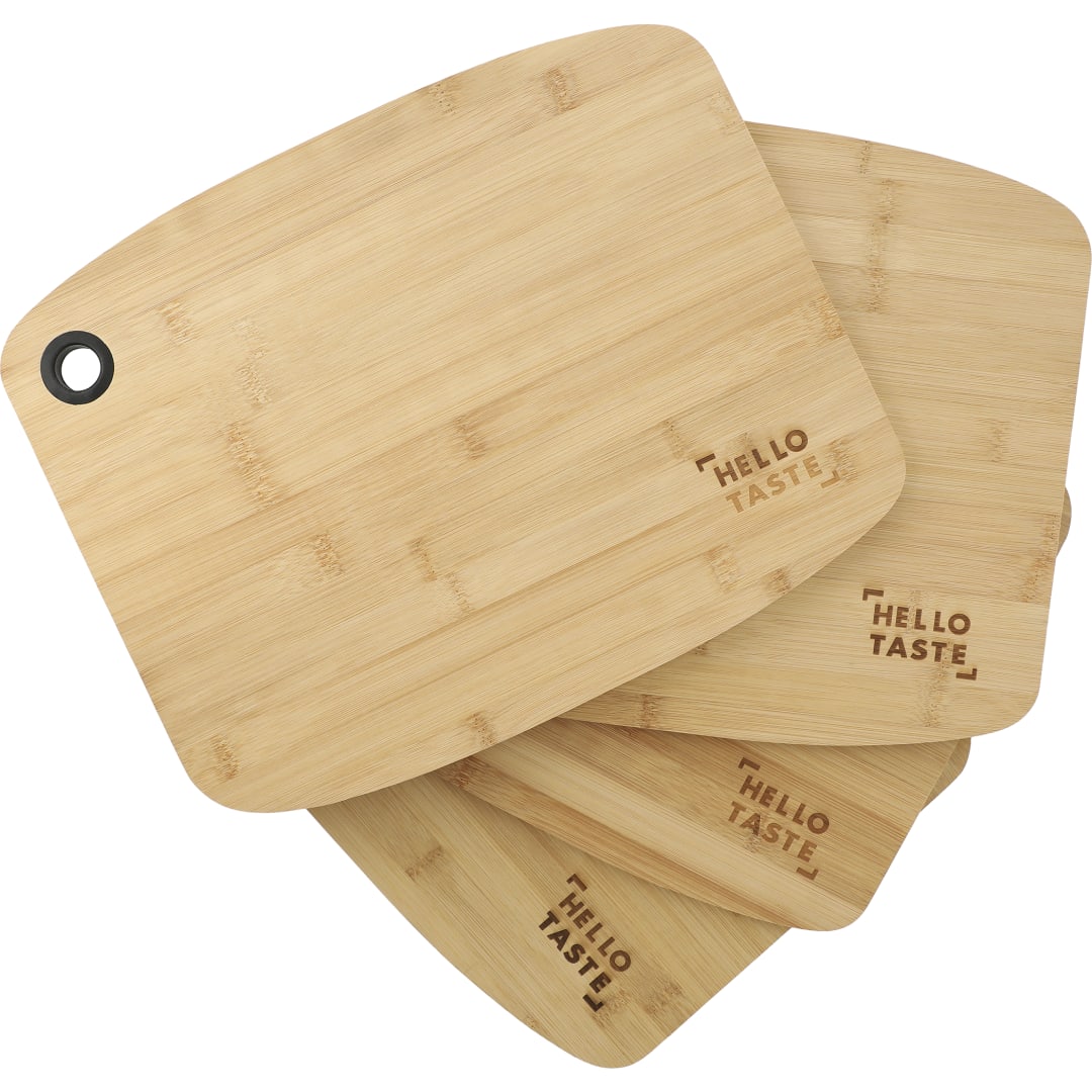Large Bamboo Cutting Board with Silicone Grip - 1031-62 Black