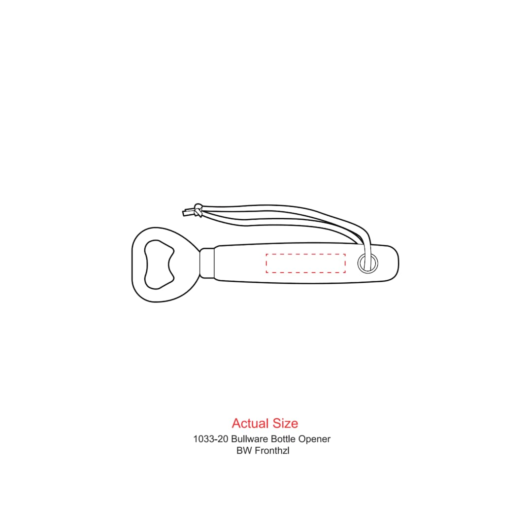 Bullware Bullware Bottle Opener - 1033-20 Brown