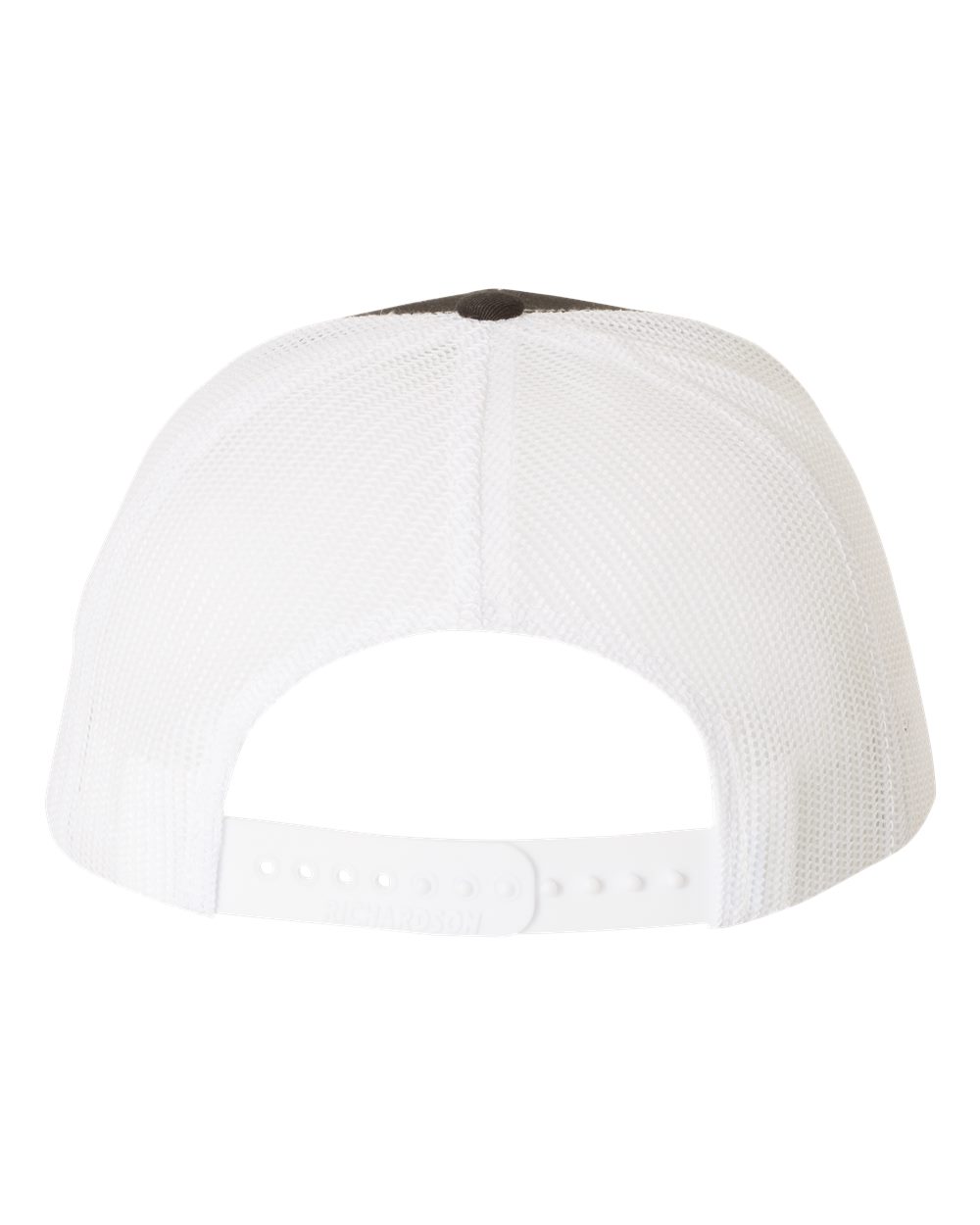 Richardson Snapback Trucker Cap - 112 Black- White