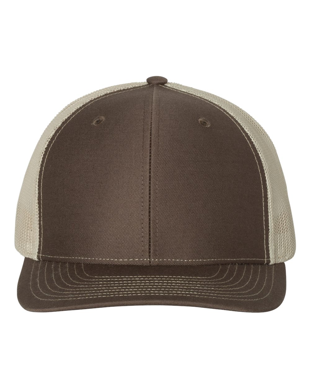 Richardson Snapback Trucker Cap - 112 Brown- Khaki