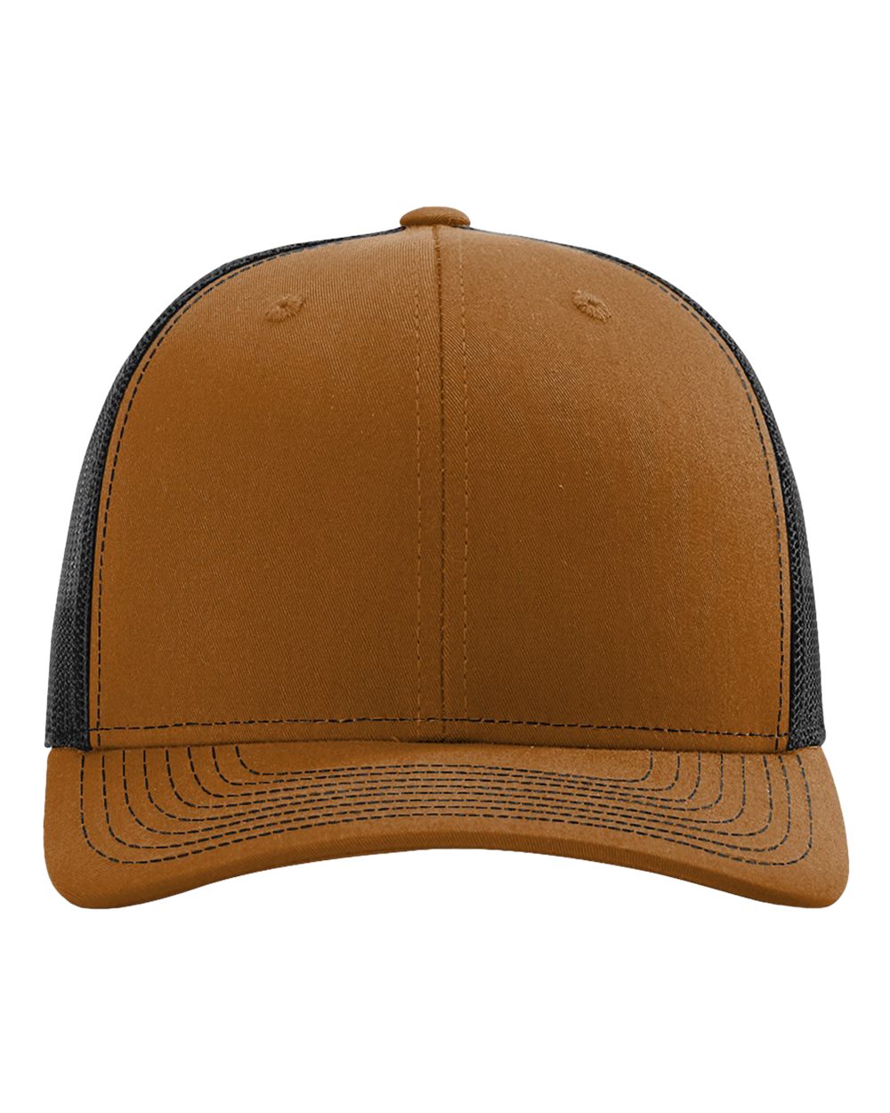 Richardson Snapback Trucker Cap - 112 Carmel- Black