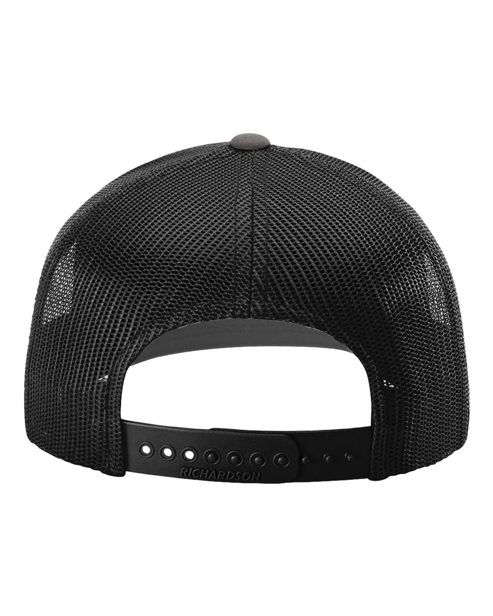 Richardson Snapback Trucker Cap - 112 Charcoal- Black