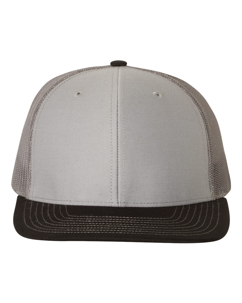 Richardson Snapback Trucker Cap - 112 Grey- Charcoal- Black