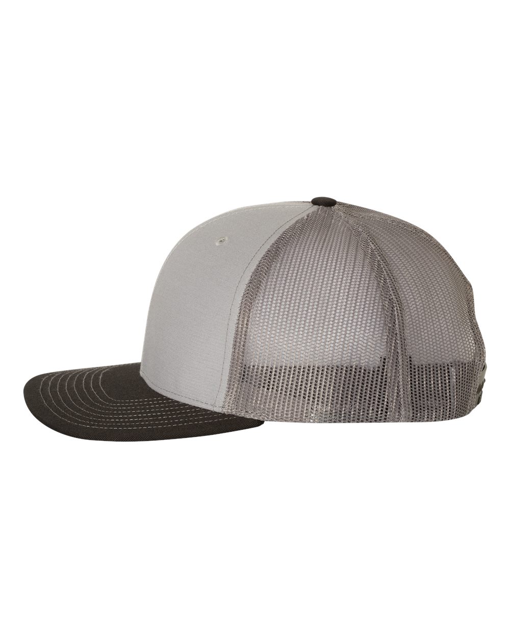 Richardson Snapback Trucker Cap - 112 Grey- Charcoal- Black