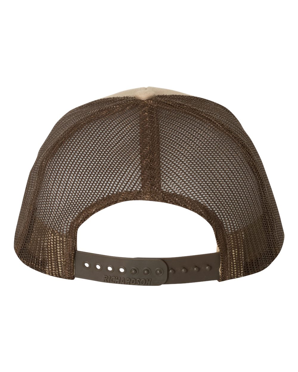 Richardson Snapback Trucker Cap - 112 Khaki- Coffee