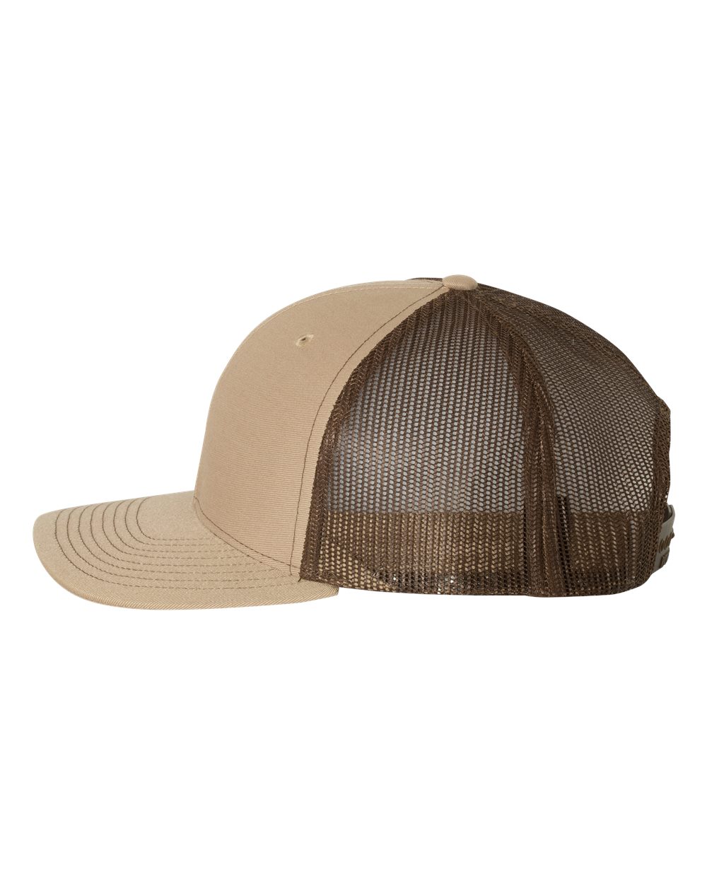 Richardson Snapback Trucker Cap - 112 Khaki- Coffee