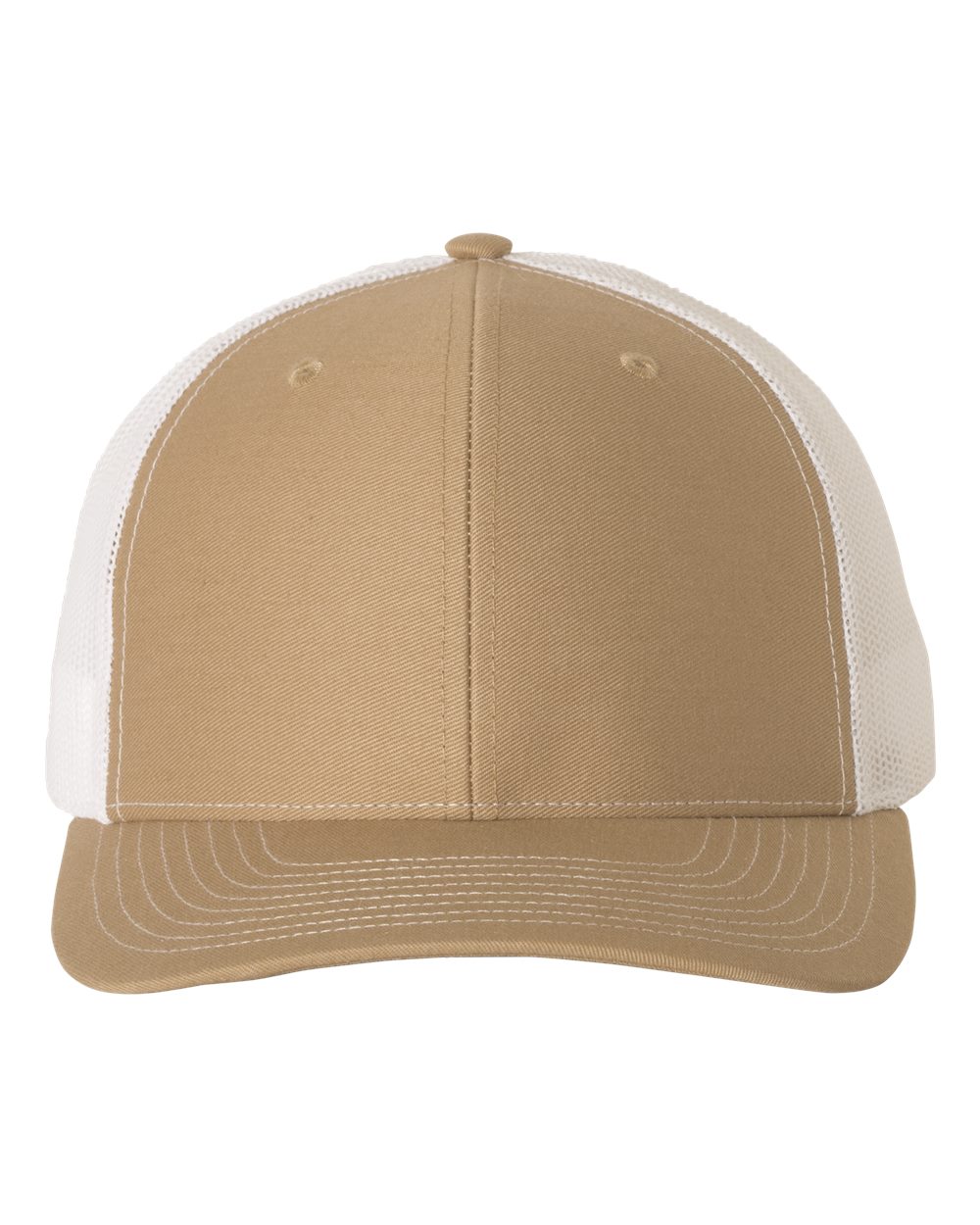 Richardson Snapback Trucker Cap - 112 Khaki- White