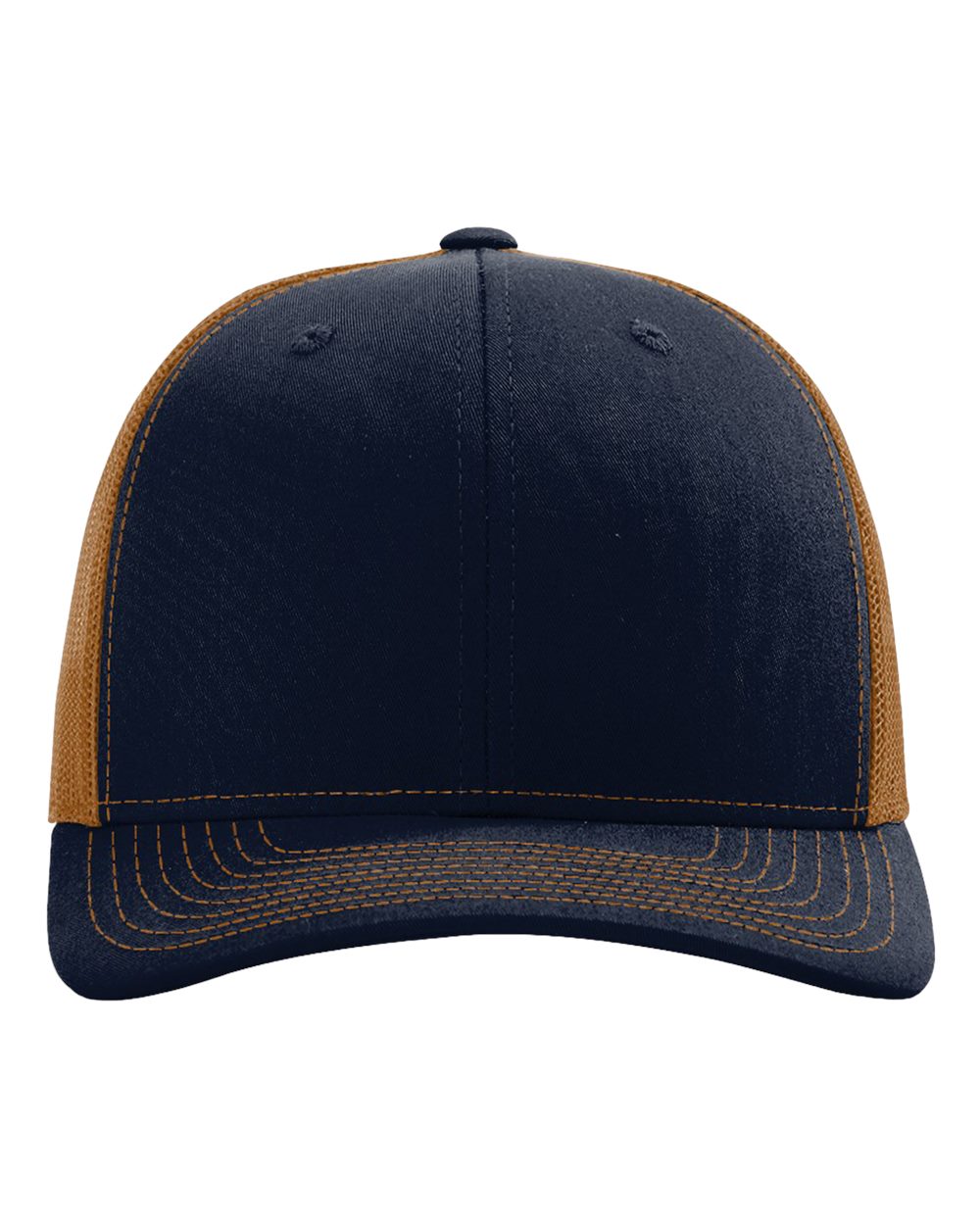 Richardson Snapback Trucker Cap - 112 Navy- Carmel
