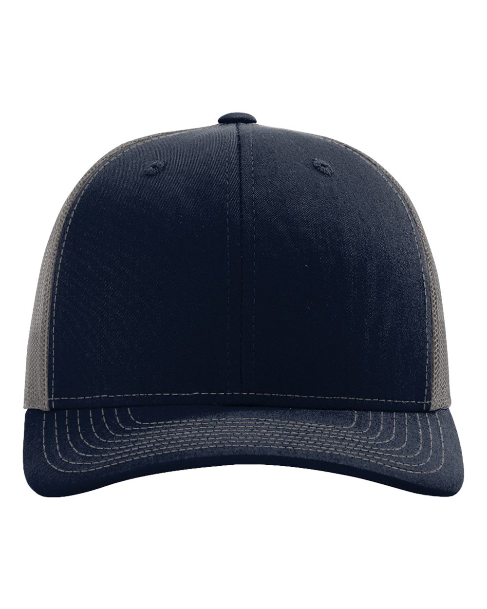 Richardson Snapback Trucker Cap - 112 Navy- Charcoal
