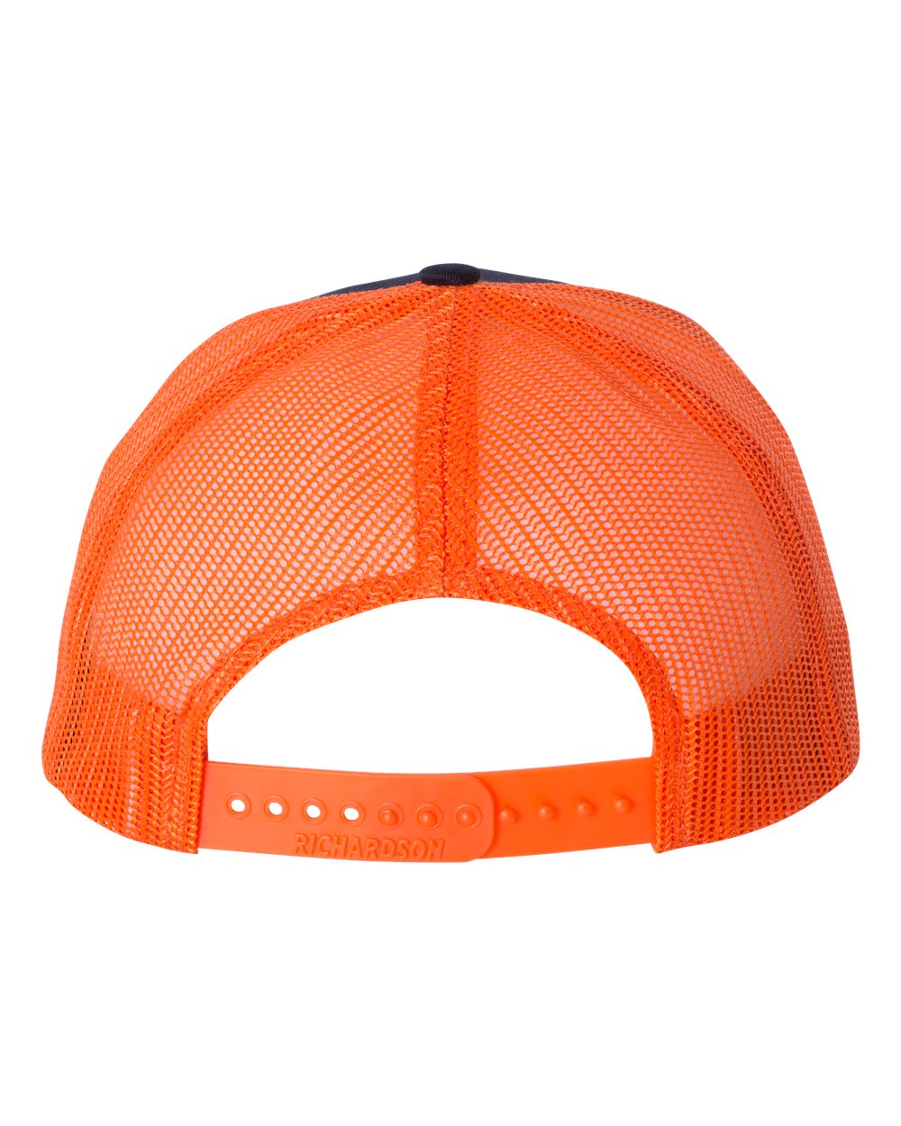 Richardson Snapback Trucker Cap - 112 Navy- Orange