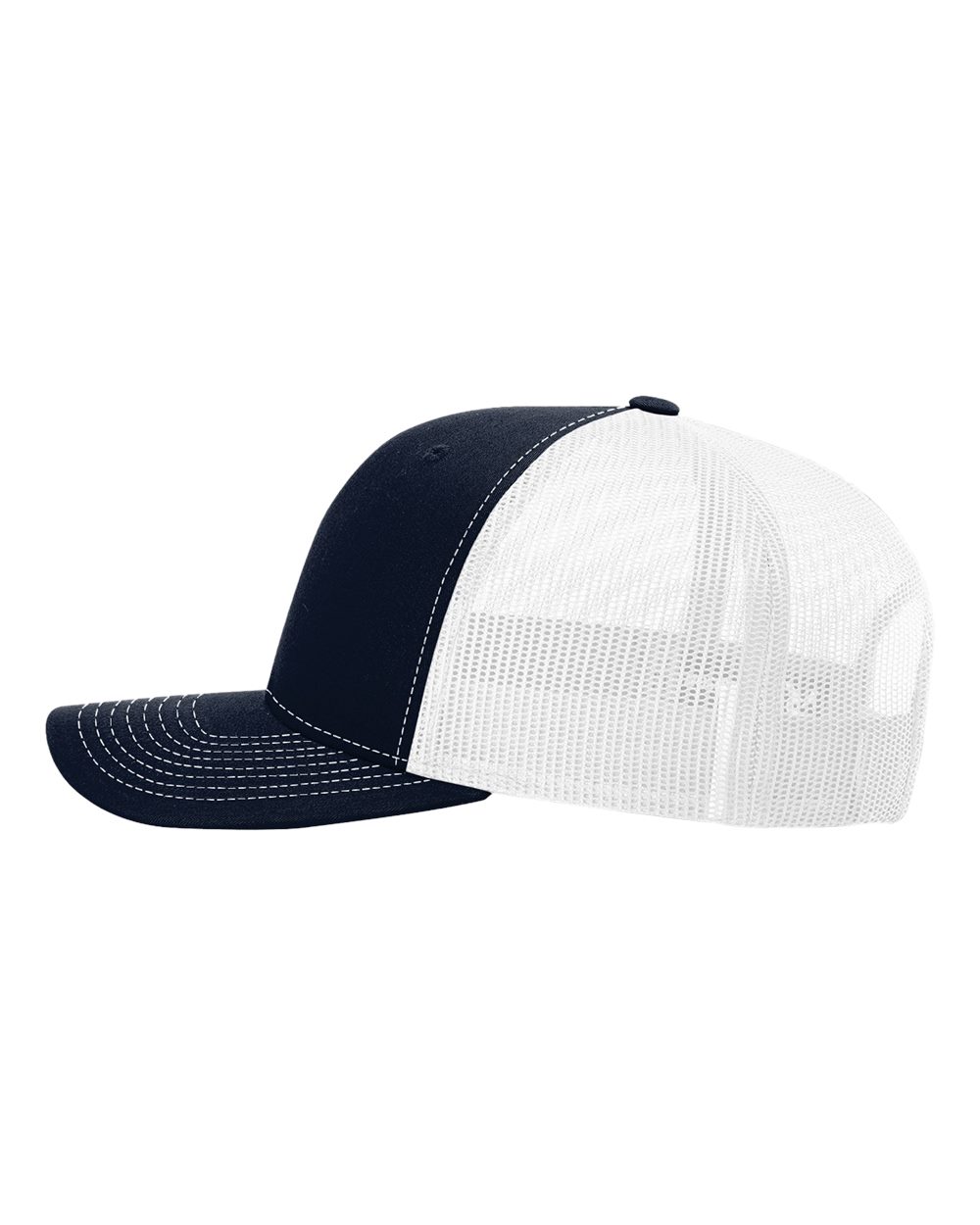 Richardson Snapback Trucker Cap - 112 Navy- White
