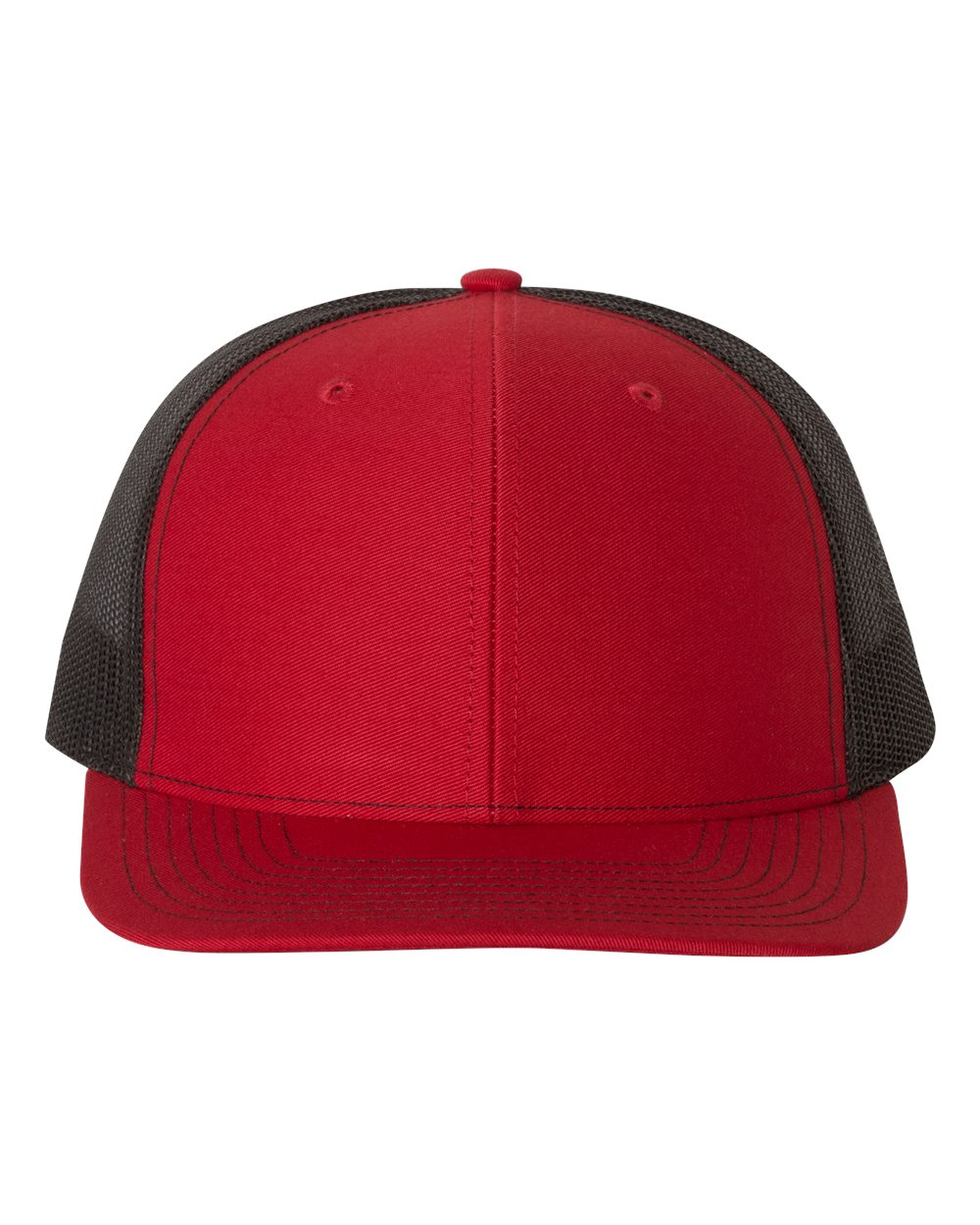 Richardson Snapback Trucker Cap - 112 Red- Black