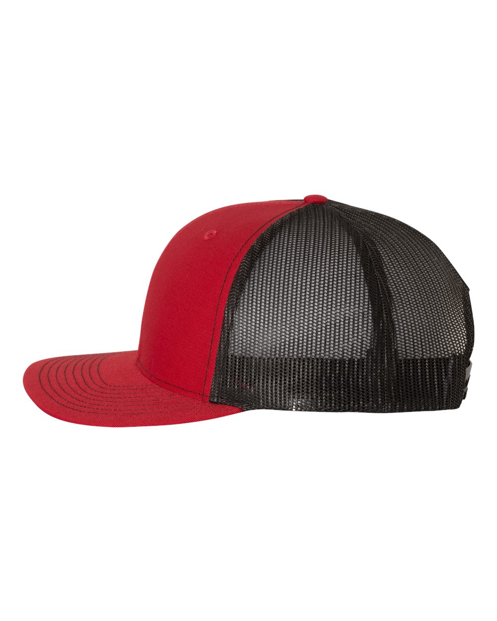 Richardson Snapback Trucker Cap - 112 Red- Black