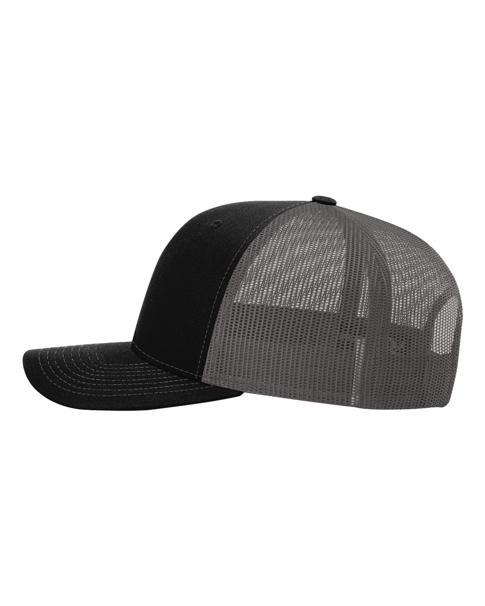 Richardson Snapback Trucker Cap - 112 Black- Charcoal