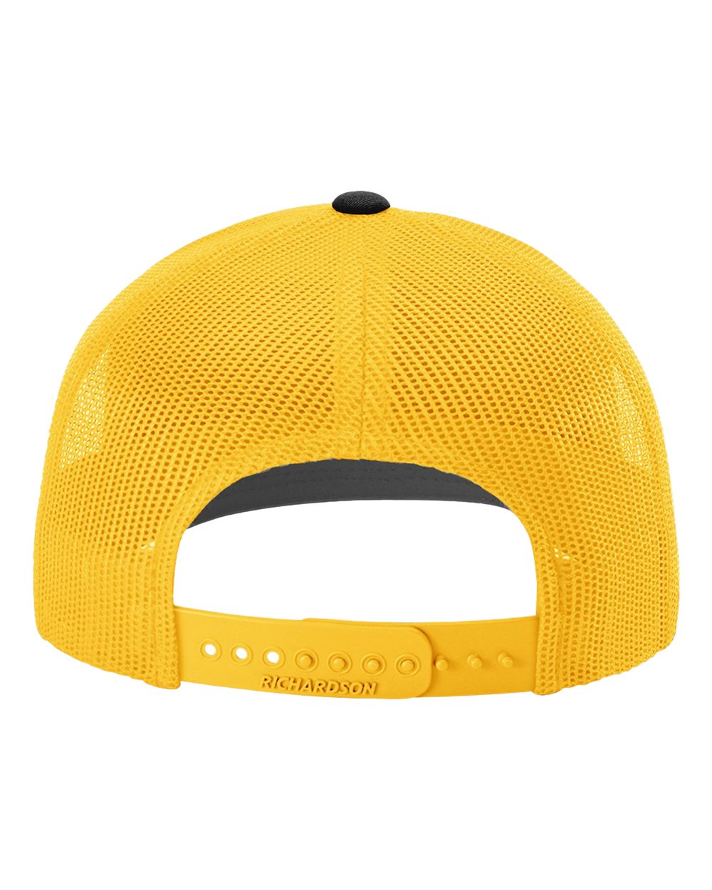 Richardson Snapback Trucker Cap - 112 Black- Gold