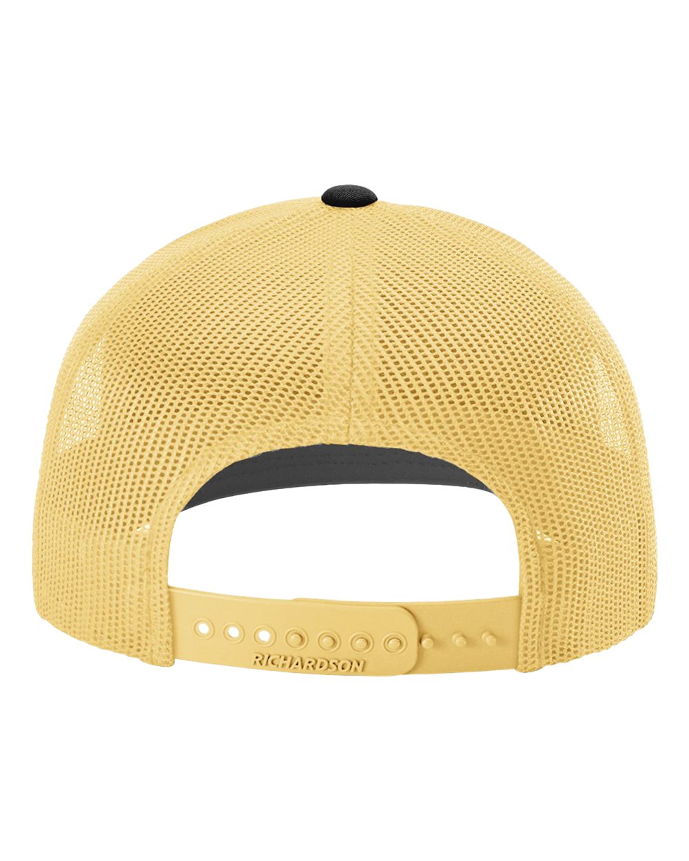 Richardson Snapback Trucker Cap - 112 Black- Vegas Gold