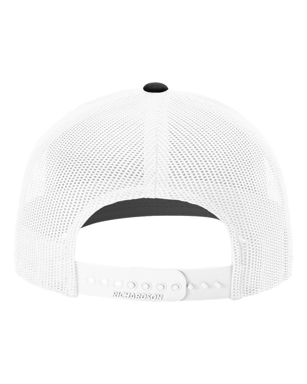 Richardson Snapback Trucker Cap - 112 Black- White