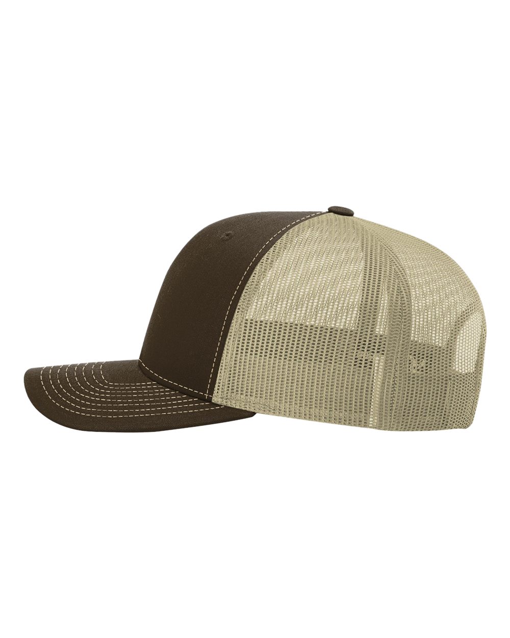 Richardson Snapback Trucker Cap - 112 Brown- Khaki