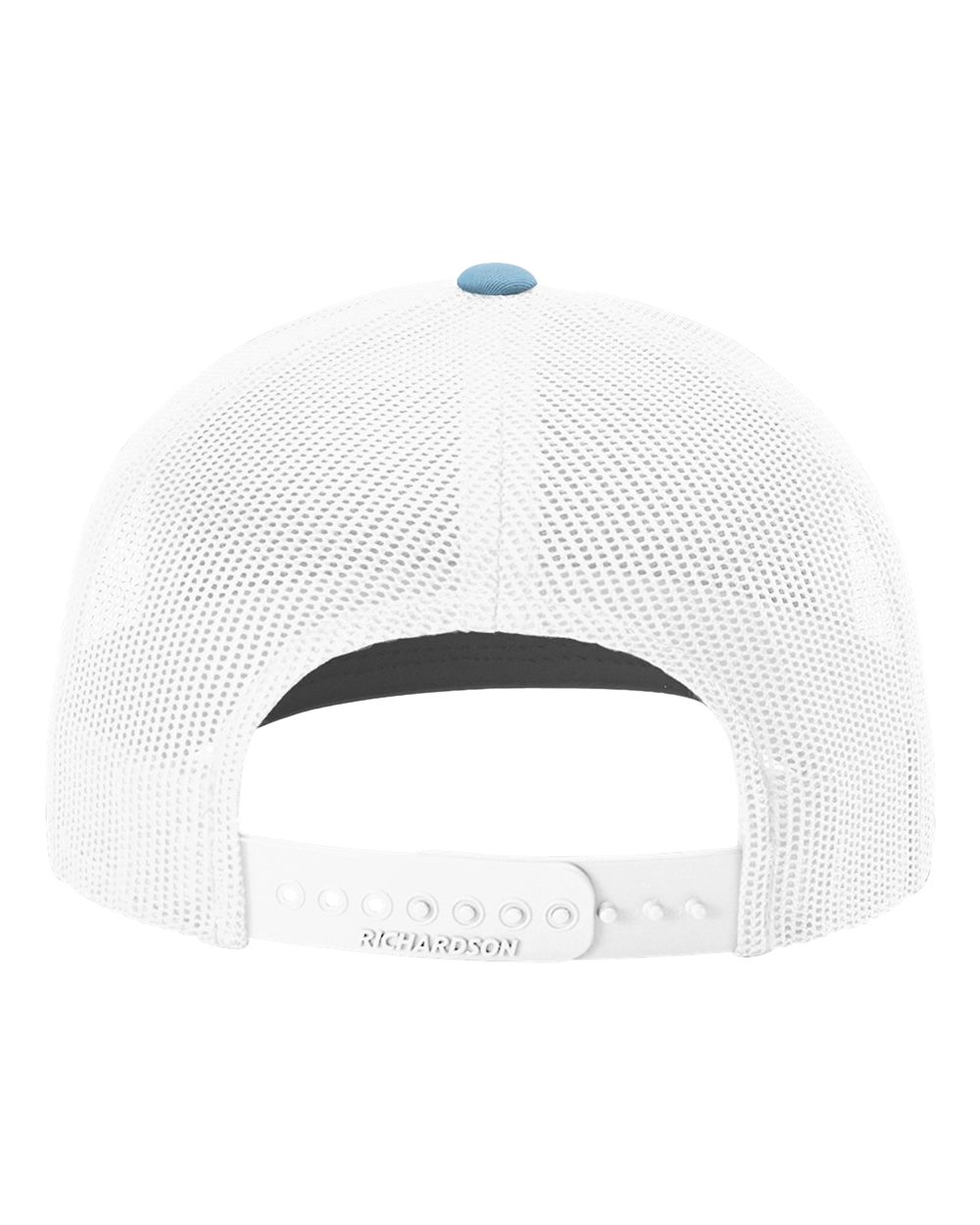 Richardson Snapback Trucker Cap - 112 Columbia Blue- White