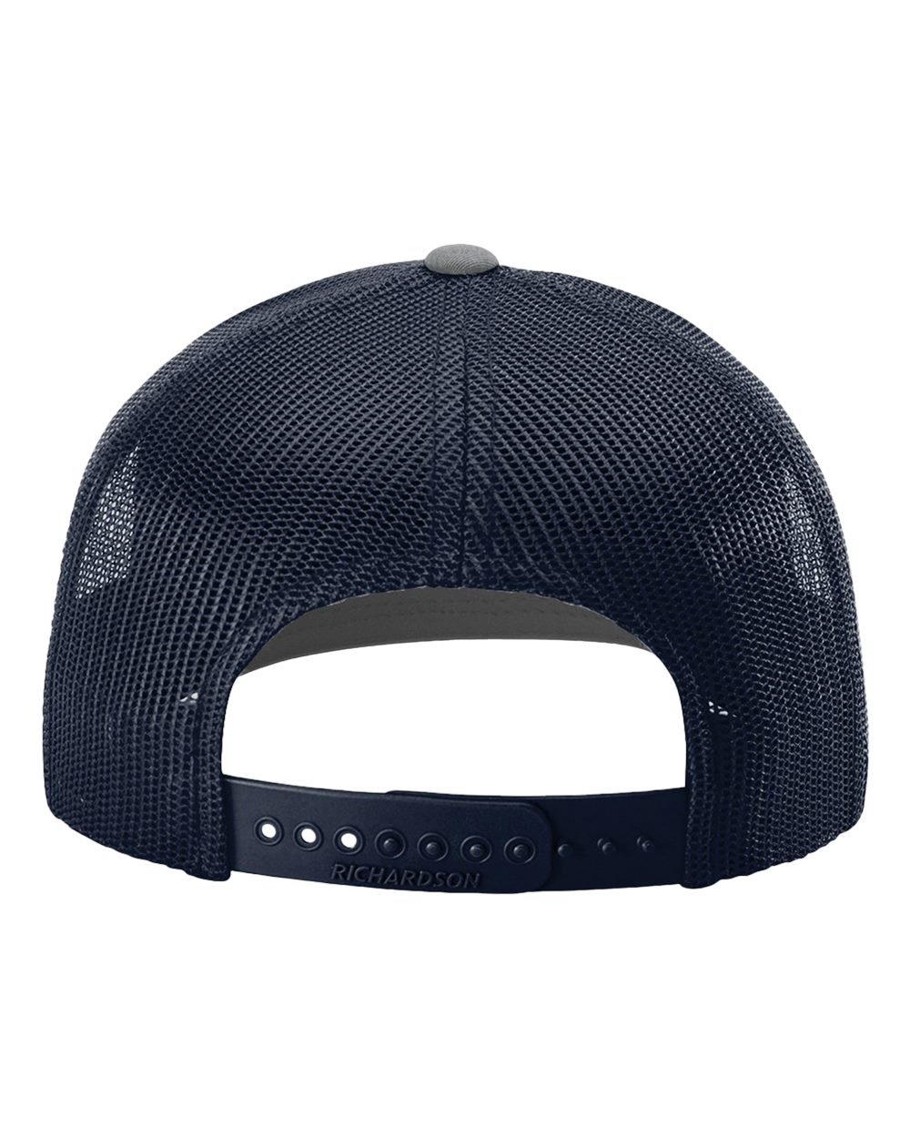 Richardson Snapback Trucker Cap - 112 Heather Grey- Navy