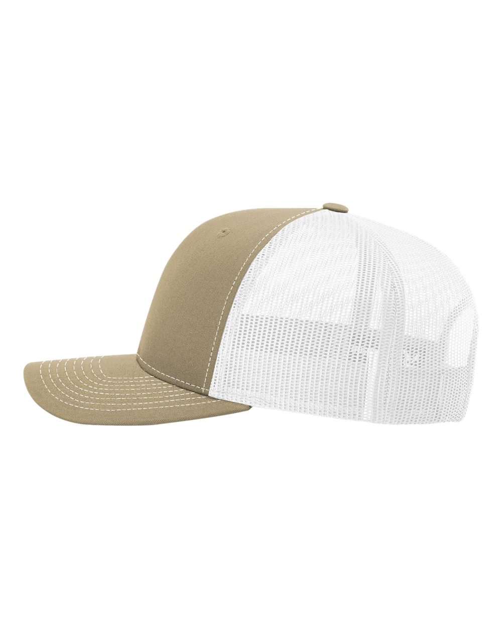 Richardson Snapback Trucker Cap - 112 Khaki- White