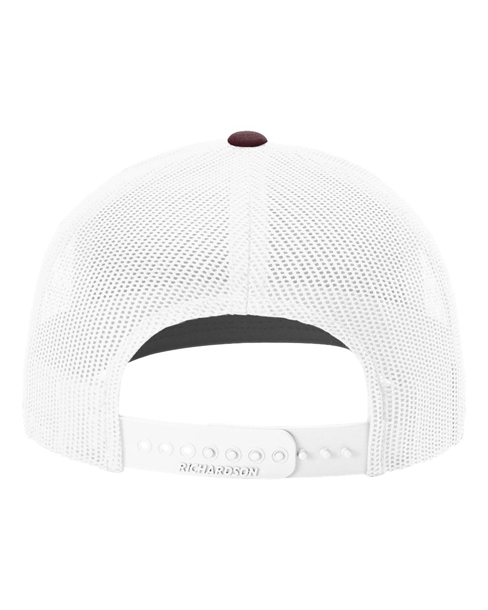 Richardson Snapback Trucker Cap - 112 Maroon- White