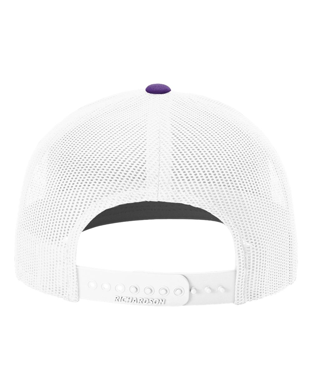 Richardson Snapback Trucker Cap - 112 Purple- White