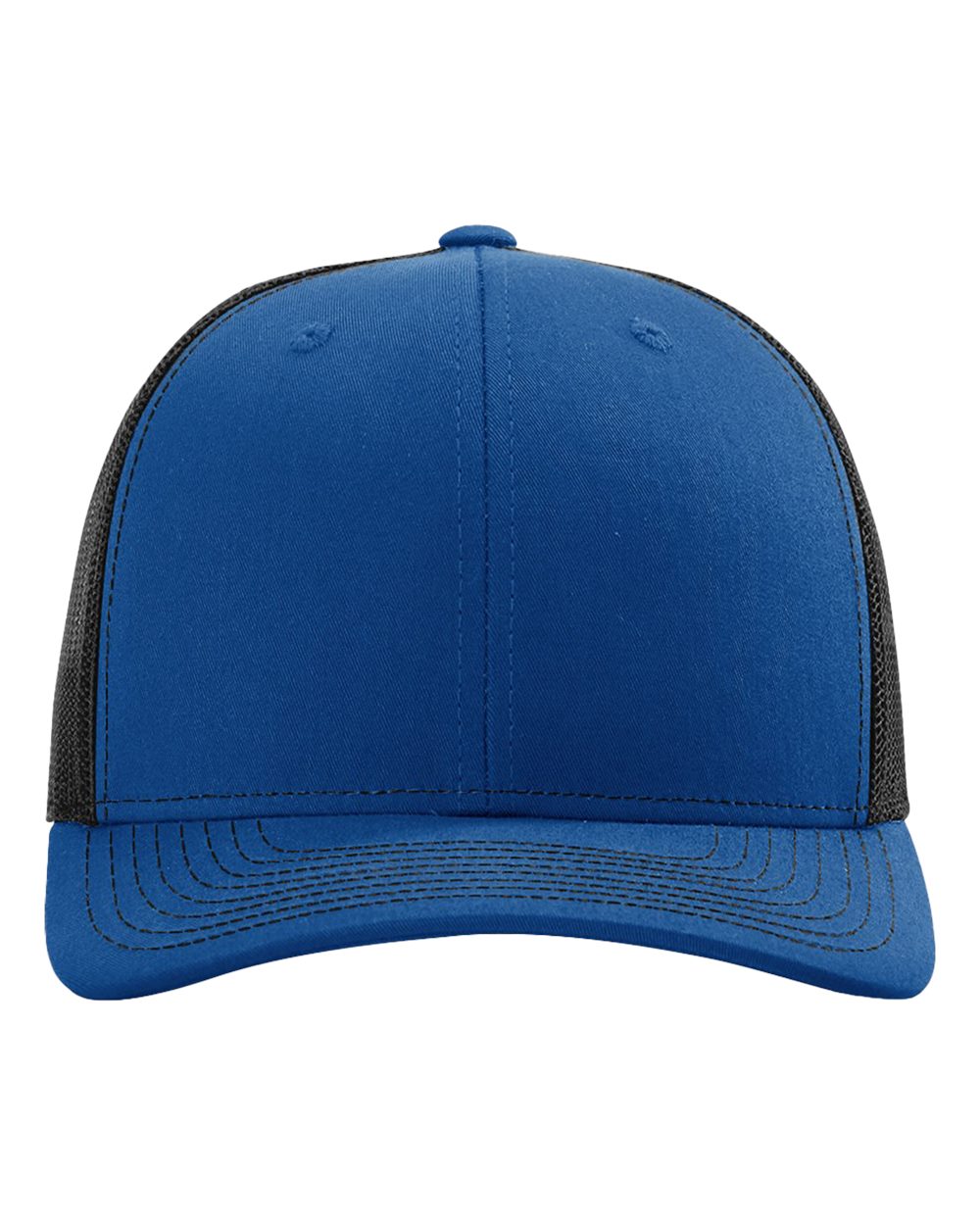 Richardson Snapback Trucker Cap - 112 Royal- Black