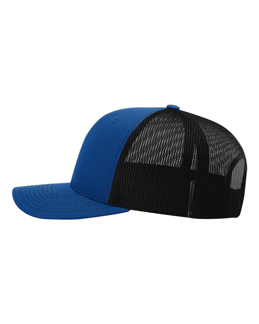 Richardson Snapback Trucker Cap - 112 Royal- Black