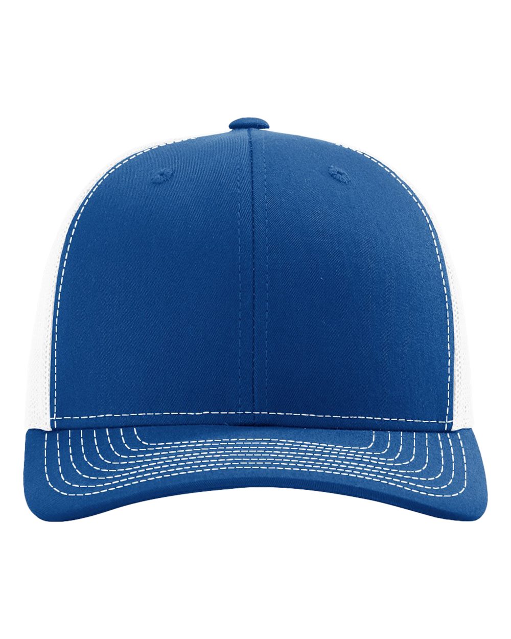 Richardson Snapback Trucker Cap - 112 Royal- White