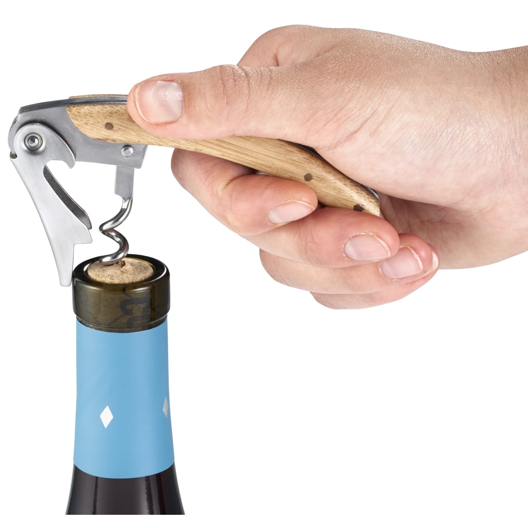 4 Piece Bamboo Wine Gift Set - 1033-80 Natural