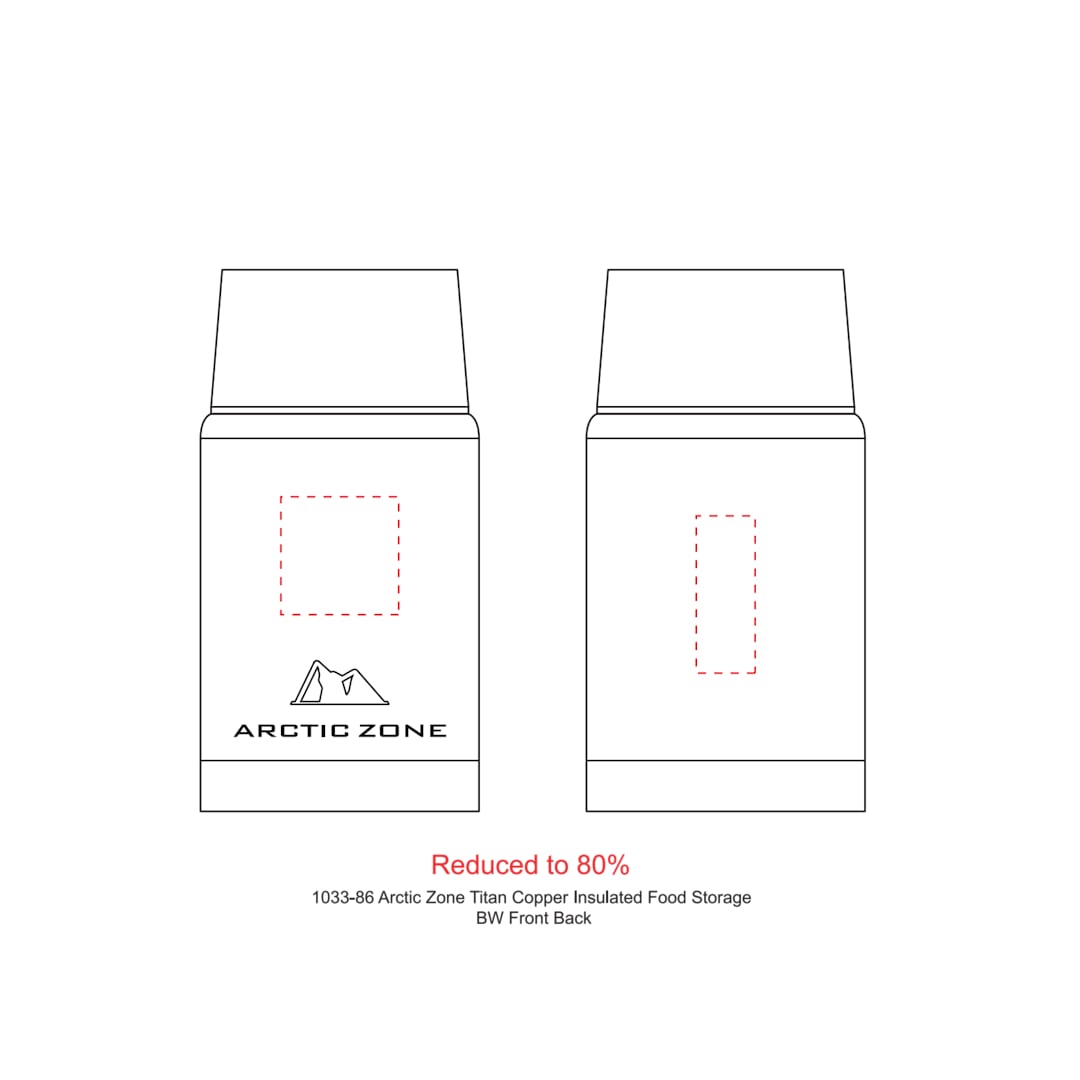 Arctic Zone Arctic Zone® Titan Copper Insulated Food Storage - 1033-86 Black