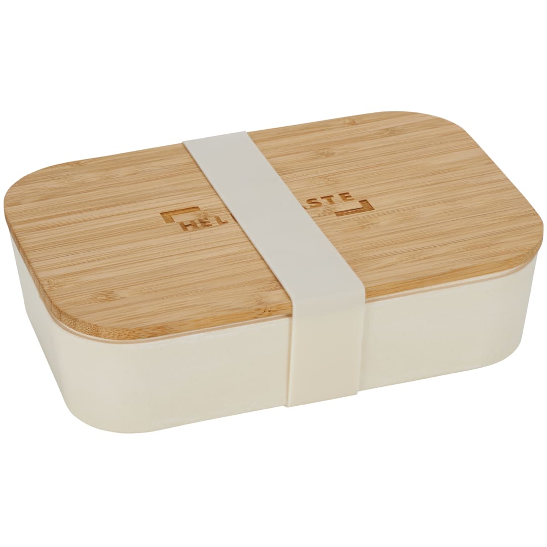 Bamboo Fiber Lunch Box with Cutting Board Lid - 1033-93 Tan
